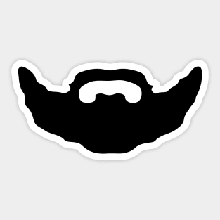 Beard - Bushy (Skin tone C) Sticker